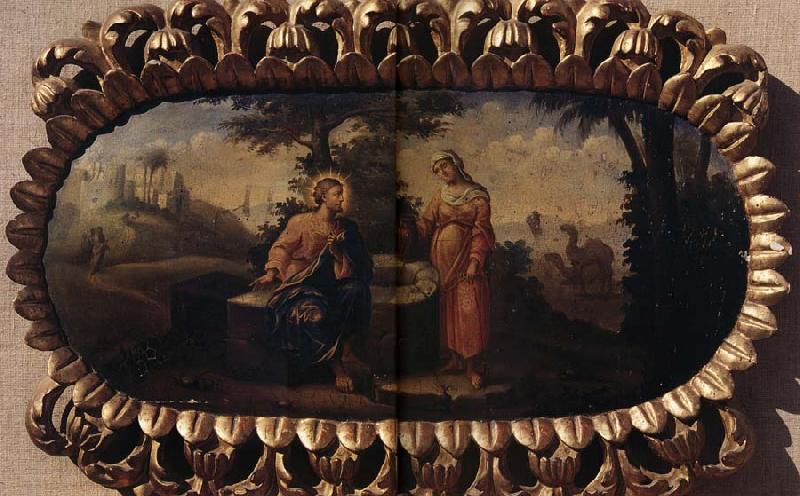 Nicolae Grigorescu Jesus and the Samaritan oil painting image
